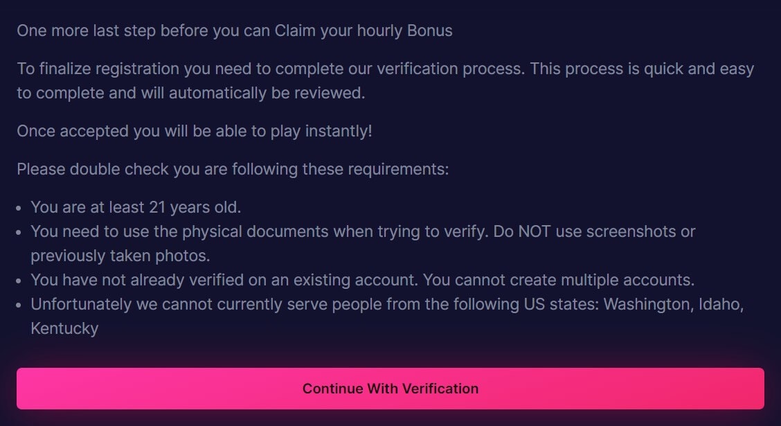 winspark registrazione