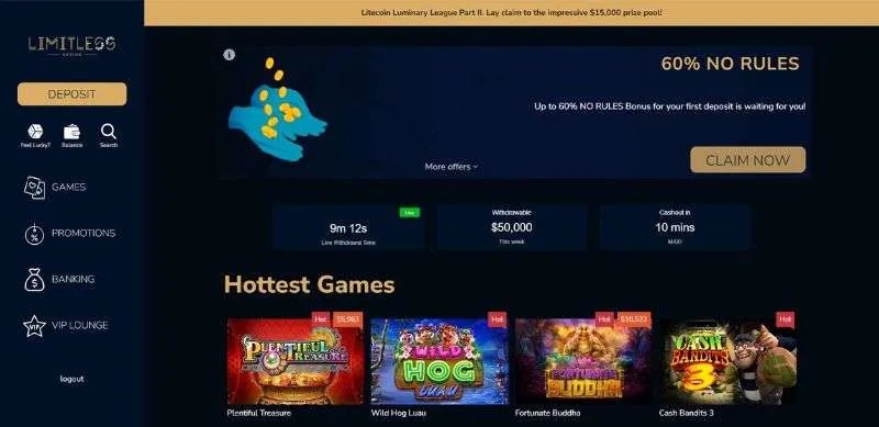spin casino login
