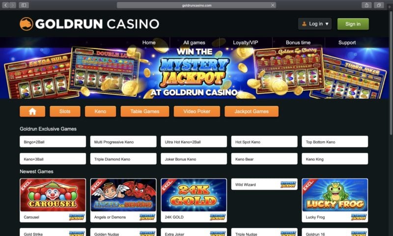 galactic wins casino login
