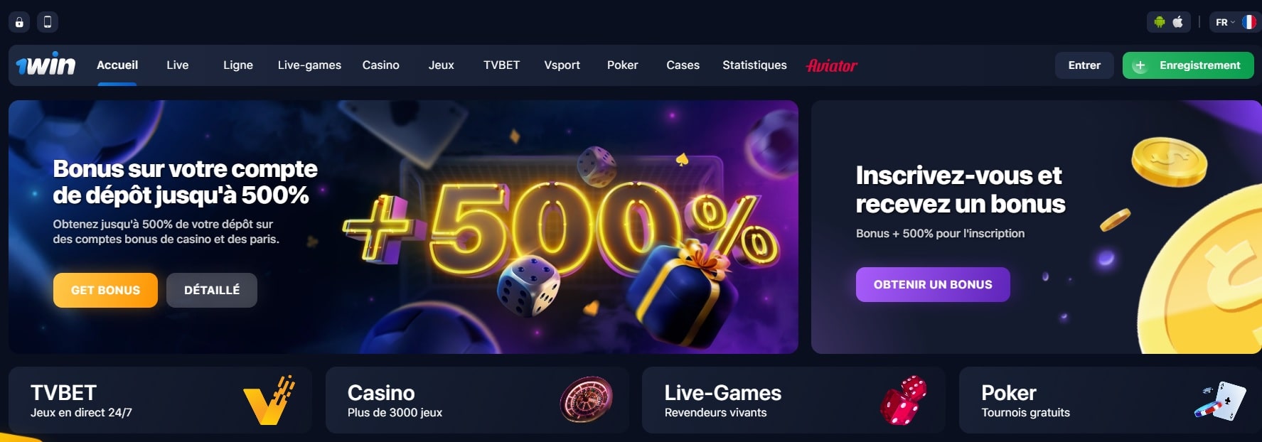 1win casino online