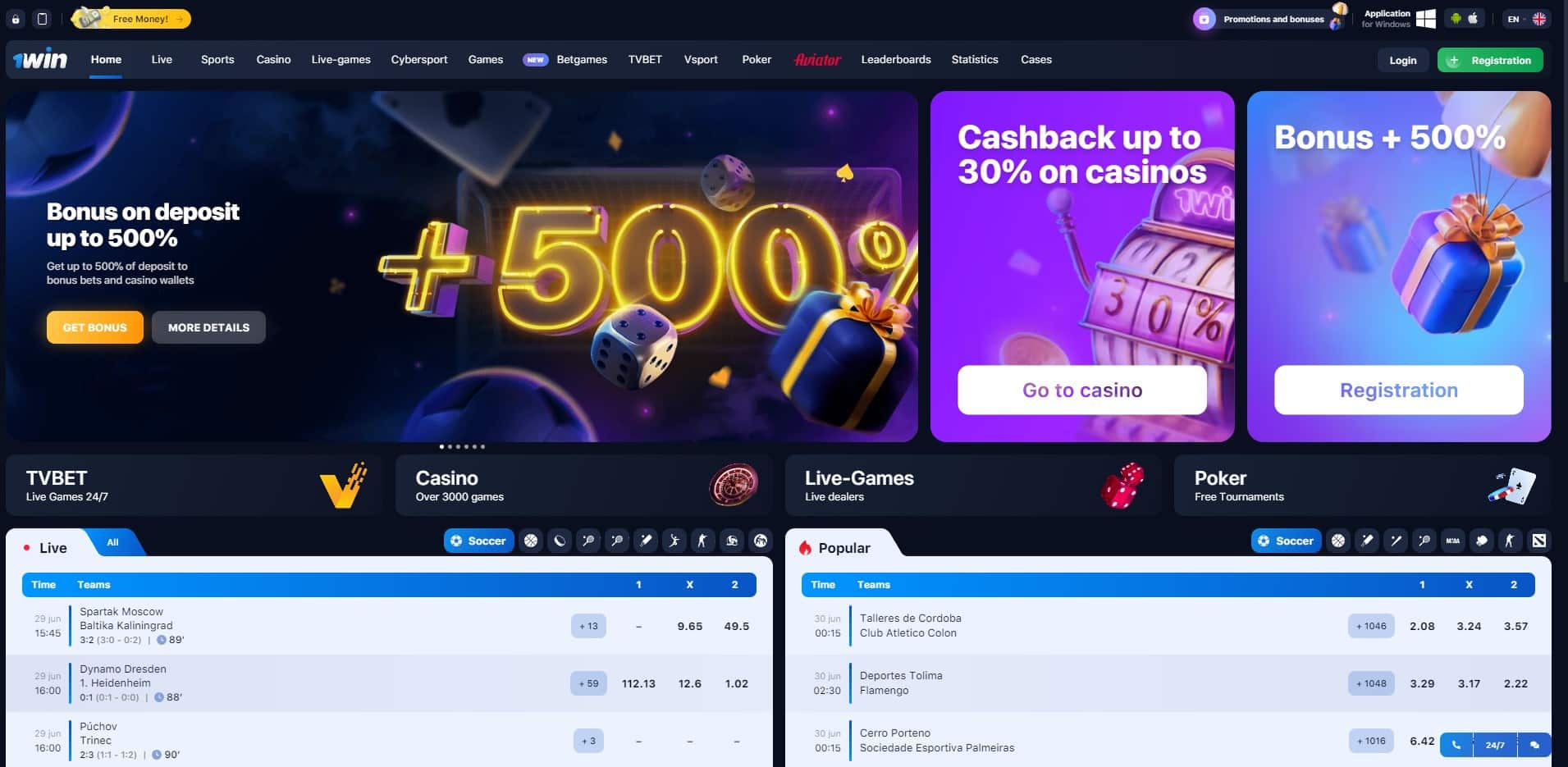 1win casino online